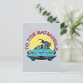 Zum Batmobile - Störungsbild Postkarte (Stehend Vorderseite)