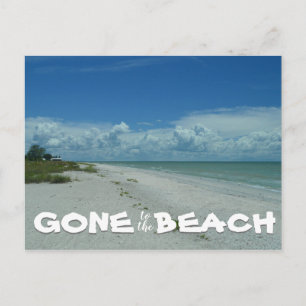 Zum Beach Capture On Tropical Beach Foto Postkarte