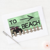 Zum Beach Fun Aufkleber (Umschlag)