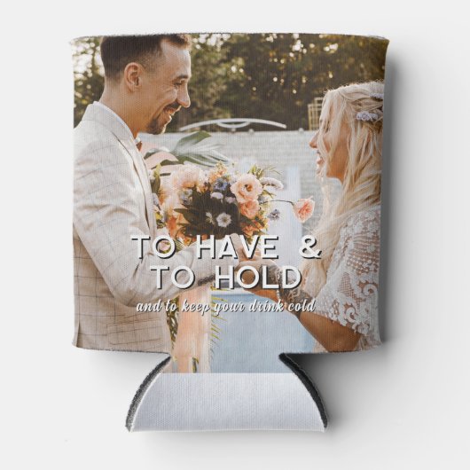 Zum Behalt des Getränks kalte Hochzeit Dosenkühler (Vorderseite)