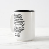Zum besten Bruder von Schwester oder Bruder Zweifarbige Tasse (Vorderseite Links)