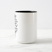 Zum besten Bruder von Schwester oder Bruder Zweifarbige Tasse (Mittel)