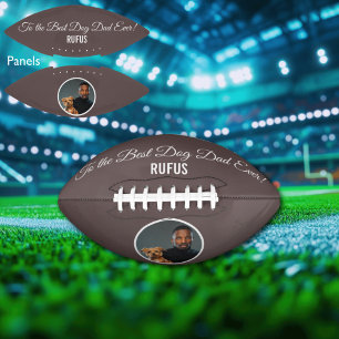 Zum besten Hund-Vater je benutzerdefiniertes Foto  Football