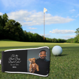 Zum besten Hund-Vater je benutzerdefiniertes Foto Golf Headcover