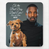Zum besten Hund-Vater je benutzerdefiniertes Foto Mousepad (Vorne)