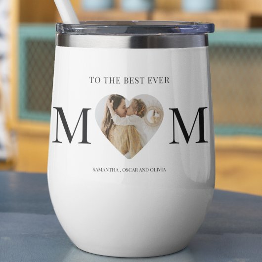 Zum besten Mama Foto Herz