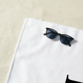 Zum besten Mama Foto Herz Strandtuch (Beispiel)