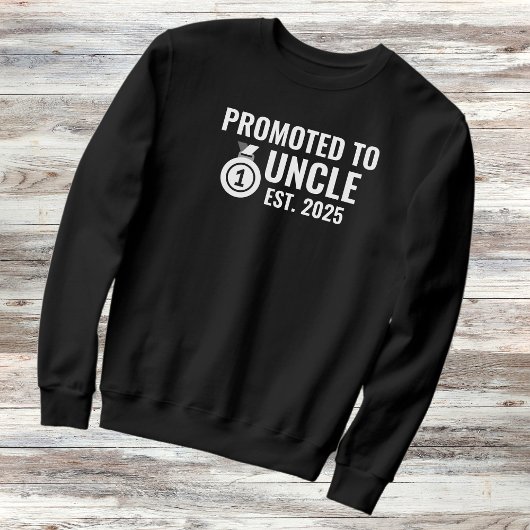 Zum besten Onkel Est 2025 Cool Uncles Club beförde Sweatshirt