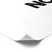 zum Beten oder nicht zum Bewässern der sonnigen Sh Poster (Ecke)