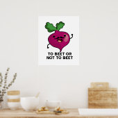 zum Beten oder nicht zum Bewässern der sonnigen Sh Poster (Küche)