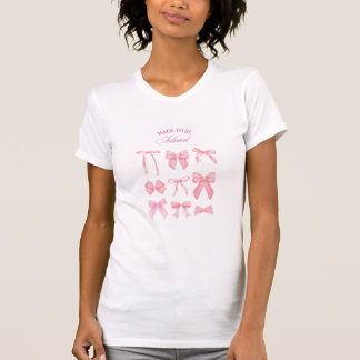 Zum Bewundern gemacht - Rosa Bow-Sammlung T-Shirt