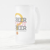 Zum Bier oder nicht zum Bier? , durch Smith EL Mattglas Bierglas (VorderseiteRechts)