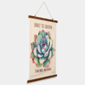 zum Blühen errichtet Wandteppich Mit Holzrahmen (Gewinkelt)