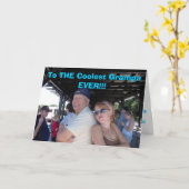 Zum coolsten Grampa ÜBERHAUPT!!! Karte (Gelbe Blume)