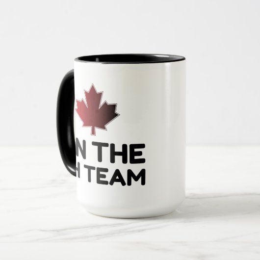 Zum Eh Team Canada Funny Tasse (Vorderseite Links)