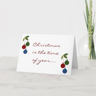 ZUM EINEN "I LIEBE" BEI CHRISTMAS CHRISTMAS CHEER FEIERTAGSKARTE