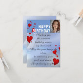 zum Einpressen Karte (Vorderseite/Rückseite Beispiel)