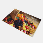 Zum Erntedankfest 12 Optionen Fußmatte (Schrägansicht)