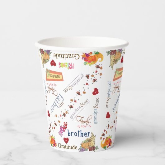 Zum Erntedankfest: Tag des Papiercups Pappbecher (Vorderseite)