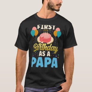 Zum ersten Geburtstag als Papa-Party-Vater Vater D T-Shirt