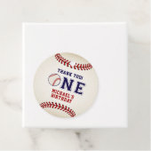 Zum ersten Geburtstag, Baseball Geschenkanhänger (Beispiel)