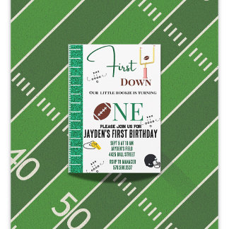 Zum ersten Mal Fußball-Geburtstag einladen Einladung