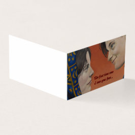 Zum ersten Mal habe ich die Valentinkarte Ihres Ge