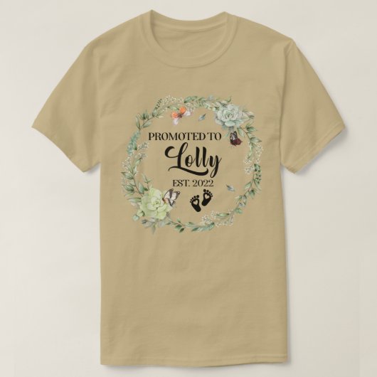Zum ersten Mal in Lolly Est 2022 Frauen in Blumeng T-Shirt (Design vorne)