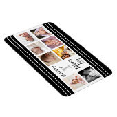 Zum ersten Mal Vater's Day New Dad 8 Foto Collage Magnet (Rechte Seite)