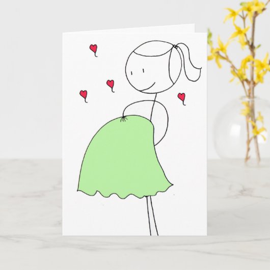 Zum ersten Muttertag Karte (Gelbe Blume)