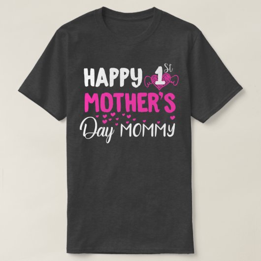 Zum ersten Muttertag T-Shirt (Design vorne)