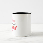 Zum ersten Muttertag Zweifarbige Tasse (Mittel)