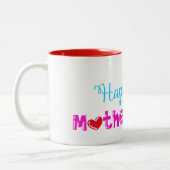 Zum ersten Muttertag Zweifarbige Tasse (Links)