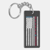 Zum ersten Vater von Dee-Dee Daddy eingeladen Schlüsselanhänger (Vorderseite links)