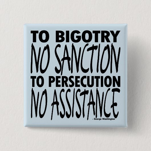 Zum Fanatismus keine Sanktion Button (Vorderseite)