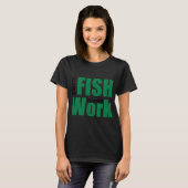 zum Fischen geboren T-Shirt (Vorne ganz)