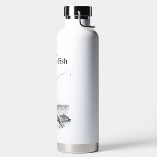 Zum Fischen geboren Trinkflasche