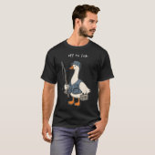 Zum Fischen gehen T-Shirt (Vorne ganz)