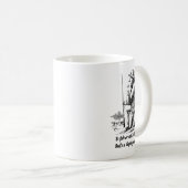 zum Fischen oder Nicht-Fischen Kaffeetasse (VorderseiteRechts)