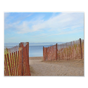 Zum Foto am Strand