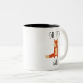 Zum Füchse Zweifarbige Tasse (VorderseiteRechts)