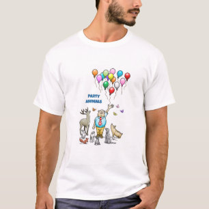 Zum Geburtstag alle Tiere T-Shirt