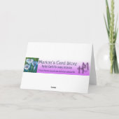 Zum Geburtstag - alles Gute zum Geburtstag auf Karte (Rückseite)