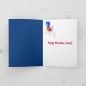 zum Geburtstag ein großer Fisch Karte (Innenseite)