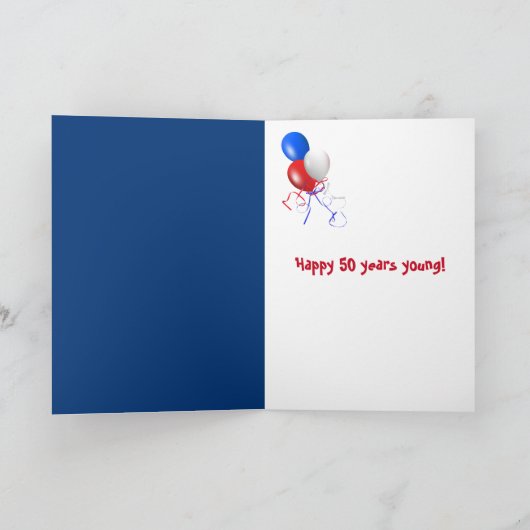 zum Geburtstag ein großer Fisch Karte (Innenseite)