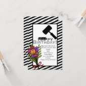 Zum Geburtstag eines brillanten Anwalts Karte (Vorderseite/Rückseite Beispiel)