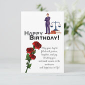 Zum Geburtstag eines brillanten Anwalts Karte (Stehend Vorderseite)