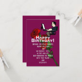 Zum Geburtstag eines genialen Software-Ingenieurs Karte (Vorderseite/Rückseite Beispiel)