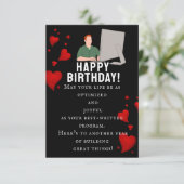 Zum Geburtstag eines genialen Software-Ingenieurs Karte (Stehend Vorderseite)