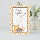 Zum Geburtstag eines schönen Anwalts Karte (Stehend Vorderseite)